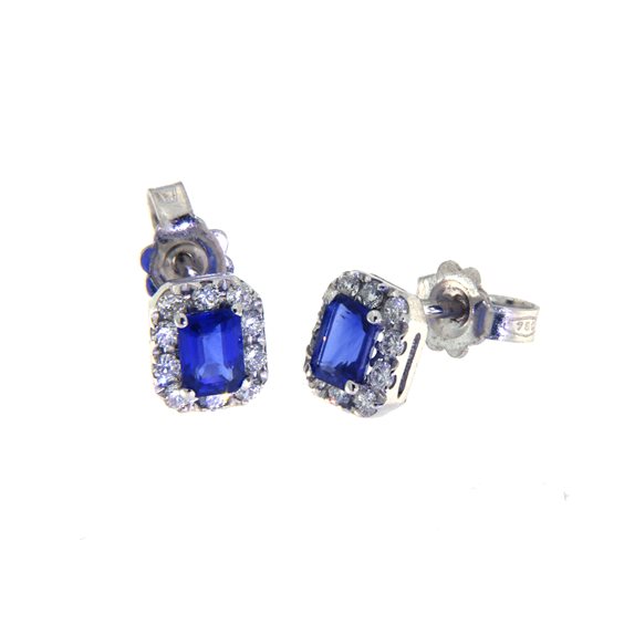 Orecchini Gazzola Donna in Oro bianco Zaffiro 0.60 Ct BO0439-ZW 0,43 - BO0439-ZW 0,43